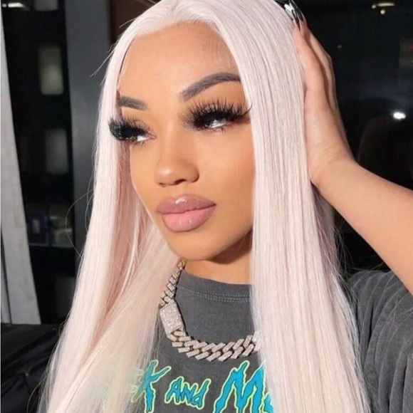 32 inch Synthetic Long StraightWigs For Women4x1 Lace Front Synthetic Wigs